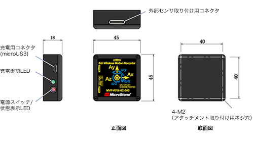 MICROSTONE微石震動計MVP-RF8-HC8通道小型無線運(yùn)動記錄儀