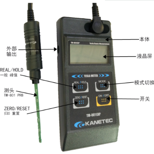 日本KANETEC強(qiáng)力TM-801EXP高斯計